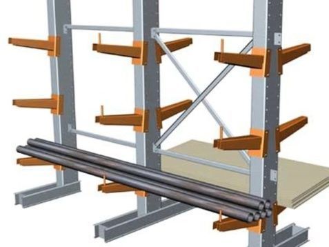 Консольные стеллажи СибСтеллаж - Продажа стеллажей и металлической мебели