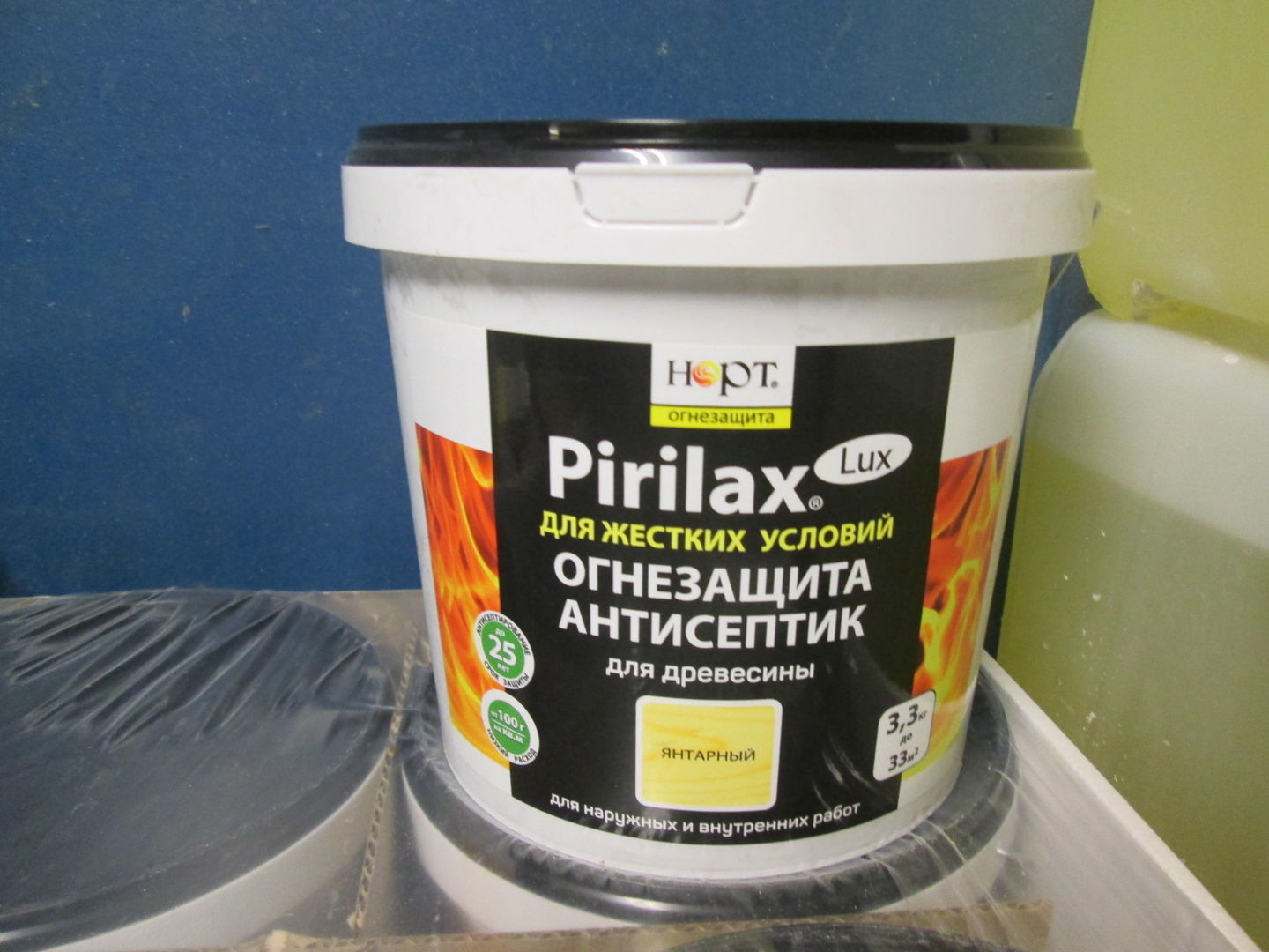 Огнезащитный состав Пирилакс Люкс (Pirilax Lux) - 10.5 кг, цена в Москве от  компании ТД ПРОГРЕСС