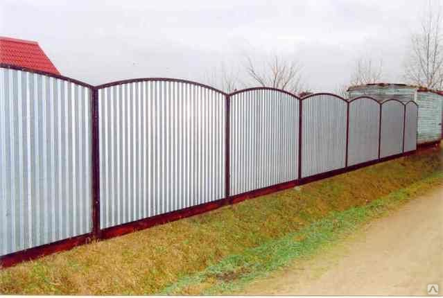 Оцинковка забор фото