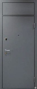 Дверь металлическая ДМФ-1 с глухой фрамугой 