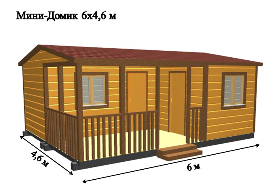 Дачный домик с верандой проекты 6 на 6