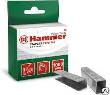 Скобы для степлера HAMMER 215-004 10 мм, ширина 10 мм, сечение 1.2 мм