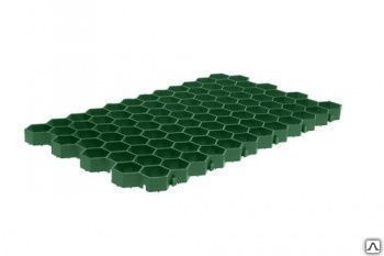 Решетка газонная РГ-70.40.3,2 пластиковая зеленая 607