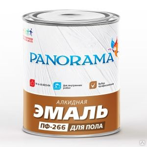 Эмаль ПФ-266 «Panorama» (0,9 кг, желто-коричневый) 