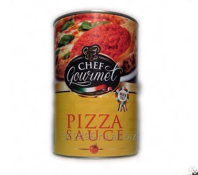 Пицца-соус "Chefgourmet" Италия ж/б 4,25 кг, 3 шт., 40 мес. (с.в 4100 г)