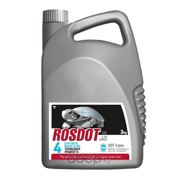 Тормозная жидкость ROSDOT 4 (3кг.) 430101009