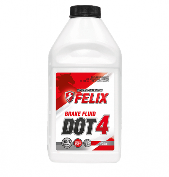 Тормозная жидкость FELIX Дот-4 (455гр.) 430130005