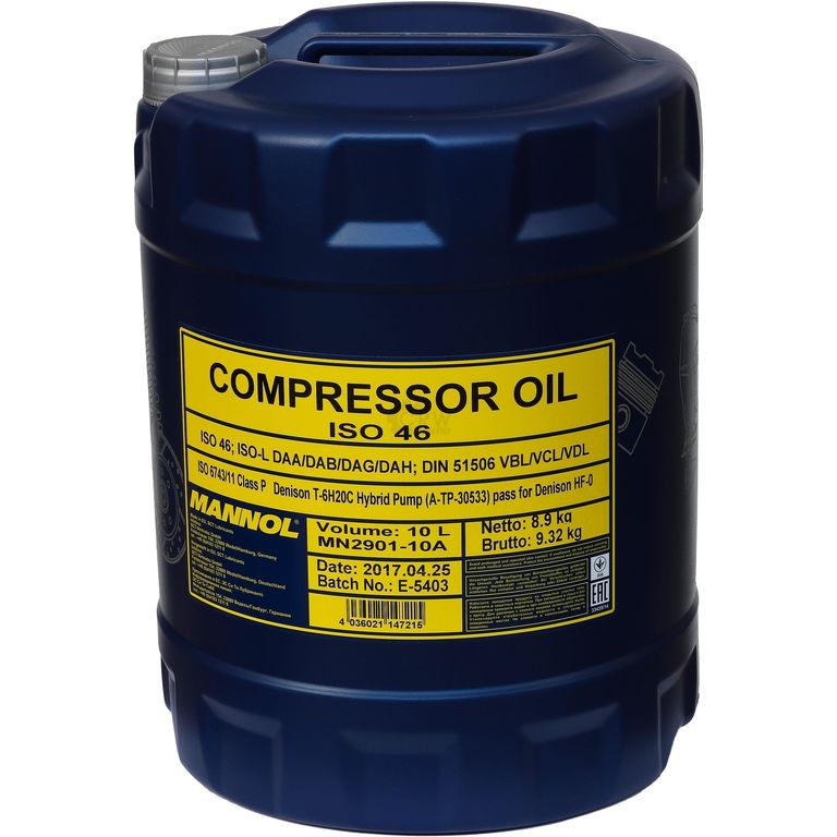 Компрессорное масло MANNOL Compressor Oil ISO 46 20 л (1935)