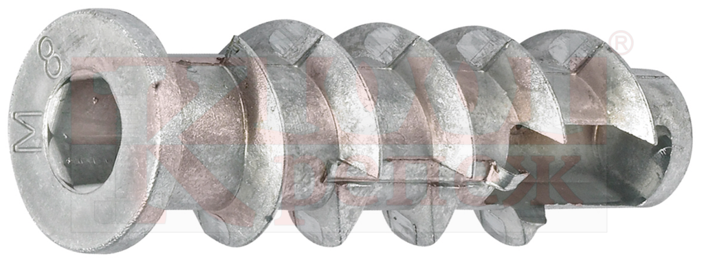 KВТМ Дюбель металлический Sormat для легкого бетона, 10x70 мм