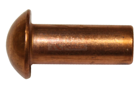 DIN 660 ал. Заклепка под молоток с полукруглой головкой алюминиевая, 4x16 мм 1001 КРЕПЕЖ