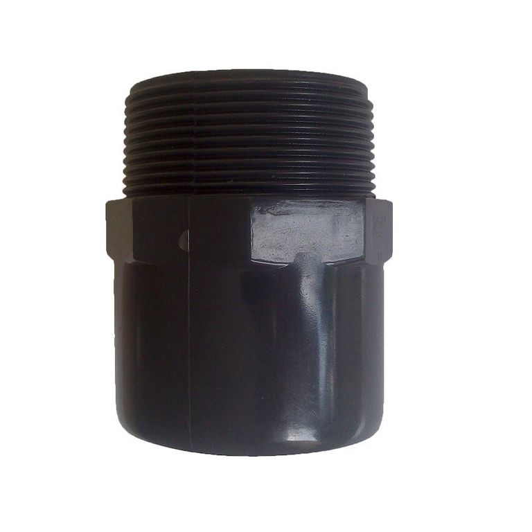 Адаптер переходной (муфта) ПВХ D 40-110 мм PN 10 клеевой / наружная резьба 3