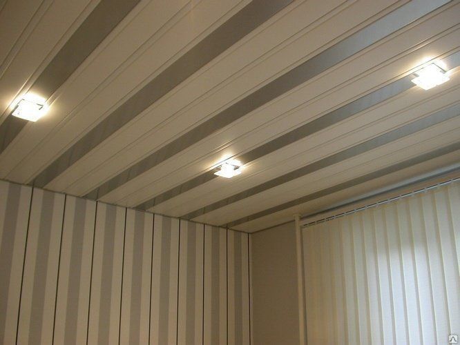 Потолок реечный алюминиевый Потолки