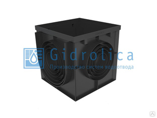 Дождеприемник Gidrolica Point пластиковый 400х400 мм С250 