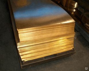 Лист бронзовый толщина 10 мм БрХ1 ТУ 48-21-779-85 