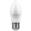 Лампа светодиодная LB-570 (9W) 230V E27 6400K свеча