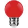 Лампа светодиодная LB-37 (1W) 230V E27 красный для белт лайта G45