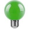 Лампа светодиодная LB-371 (3W) 230V E27 зеленый для белт лайта G60