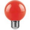 Лампа светодиодная LB-371 (3W) 230V E27 красный для белт лайта G60