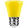 Лампа светодиодная LB-372 (1W) 230V E27 желтый Колокольчик для белт лайта