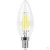 Лампа светодиодная LB-66 (7W) 230V E14 2700K филамент C35 прозрачная 