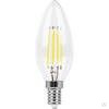 Лампа светодиодная LB-713 (11W) 230V E14 2700K филамент С35 прозрачная 
