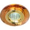 Светильник потолочный 8050-2 MR16 50W G5.3 коричневый + золото