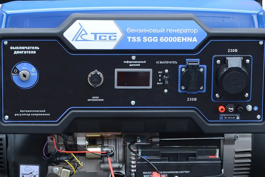 Бензиновый генератор 6 кВт TSS SGG 6000EHNA с АВР 5