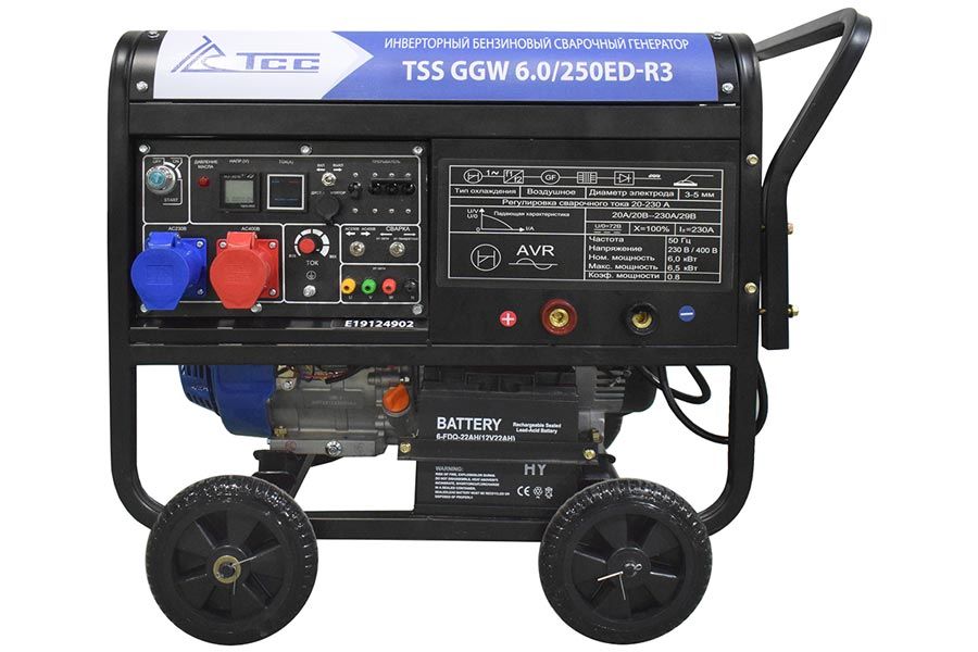 Инверторный бензиновый сварочный генератор TSS GGW 6.0/250ED-R3 1