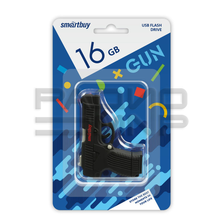 USB 2.0 Flash накопитель 16GB SmartBuy Gun (Пистолет) 1