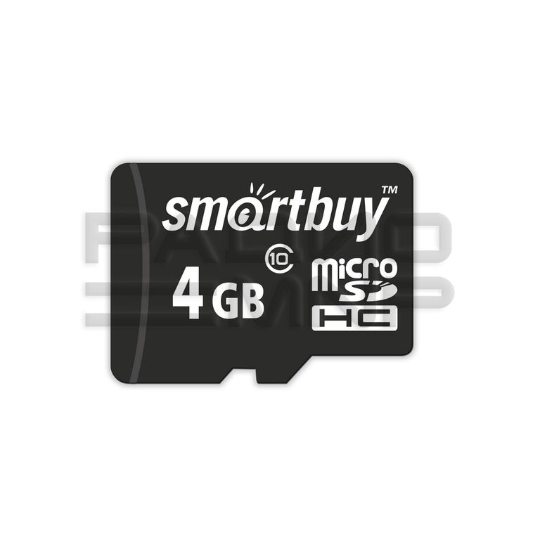Карта памяти MicroSDHC 4GB SmartBuy, Class10 2