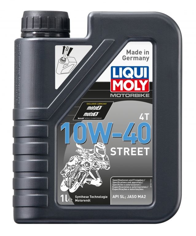 Масло моторное LIQUI MOLY Motorbike 4T Street 10W-40 (1 л)