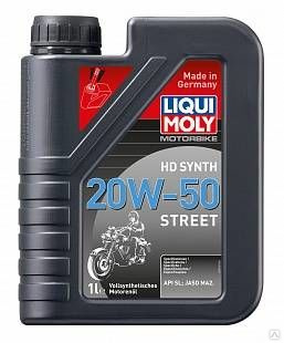 Моторное масло для 4Т мотоциклов Motorbike HD Synth Street 20W-50 1л. 3816 