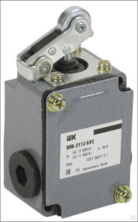 Выключатель путевой ВПК-2112-БУ2, рычаг с роликом, IP65, IEK 