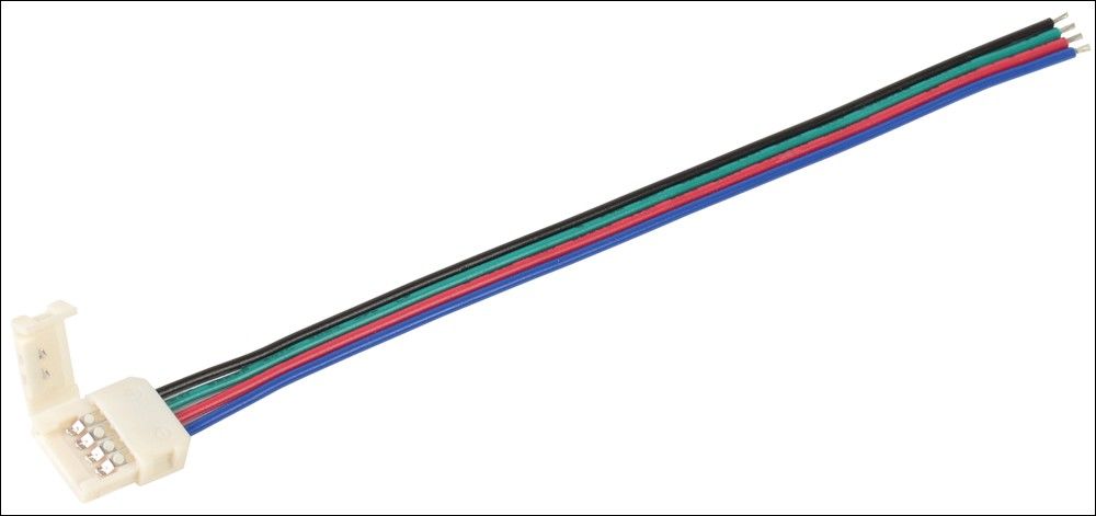 Коннектор 3 шт RGB 10 мм (15 см-разъем) IEK