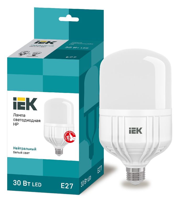 Лампа светодиодная LED HP 30 Вт 230 В 4000 К E27 IEK
