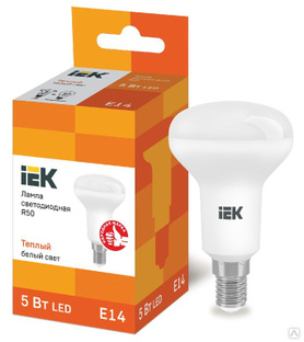 Лампа светодиодная LED R50 рефлектор 5 Вт 230 В 3000 К E14 IEK 