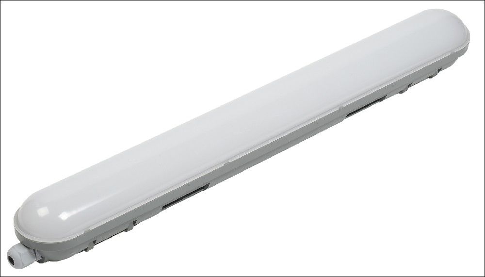 Светильник ДСП 1304 18 Вт 4500 К IP65 600 мм серый пластик IEK