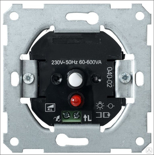 Светорегулятор поворотный СС10-1-1-Б с индик. 600Вт BOLERO IEK 