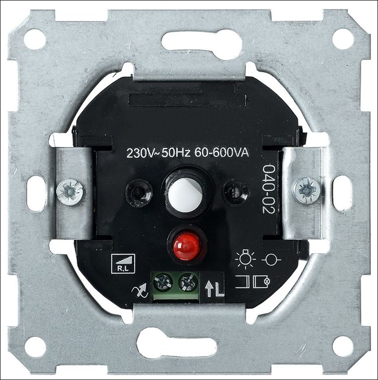 Светорегулятор поворотный СС10-1-1-Б с индик. 600Вт BOLERO IEK