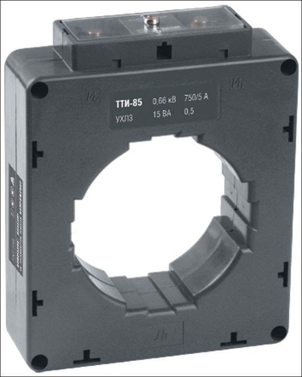 Трансформатор тока ТТИ-85 750/5А 15ВА класс 0,5S IEK