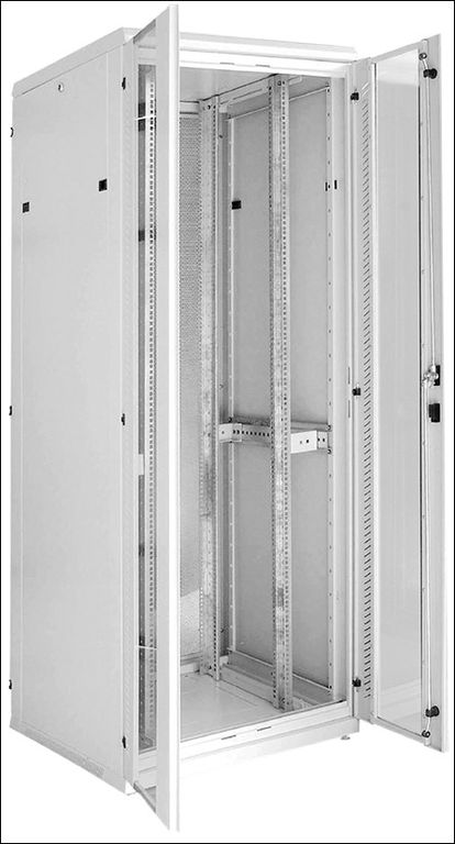 Шкаф серверный 19", 42U, 800х1000 мм,, серый ITK LS35-42U81-2PP-1
