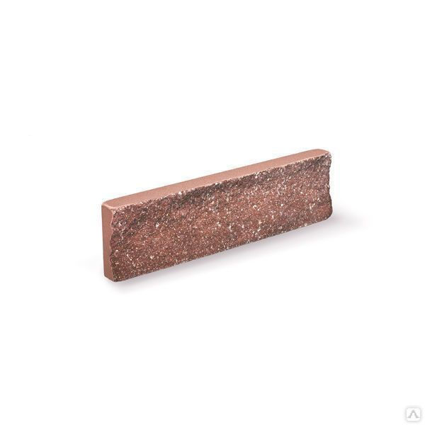Кирпич декоративный рваный камень 250х25х65 мм мол. шоколад БрикСтоун М250
