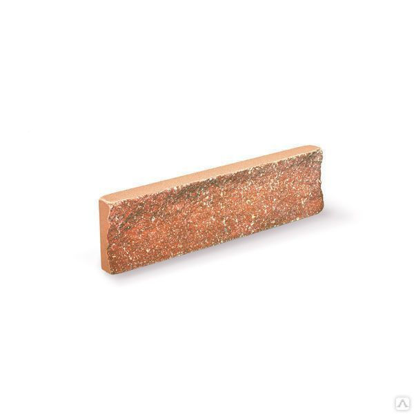 Кирпич декоративный рваный камень 250х25х65 мм персиковый БрикСтоун, М250