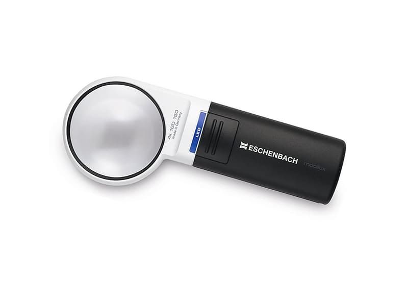 Лупа ручная асферическая Eschenbach с подсветкой mobilux LED, ?60 мм, 4,0x