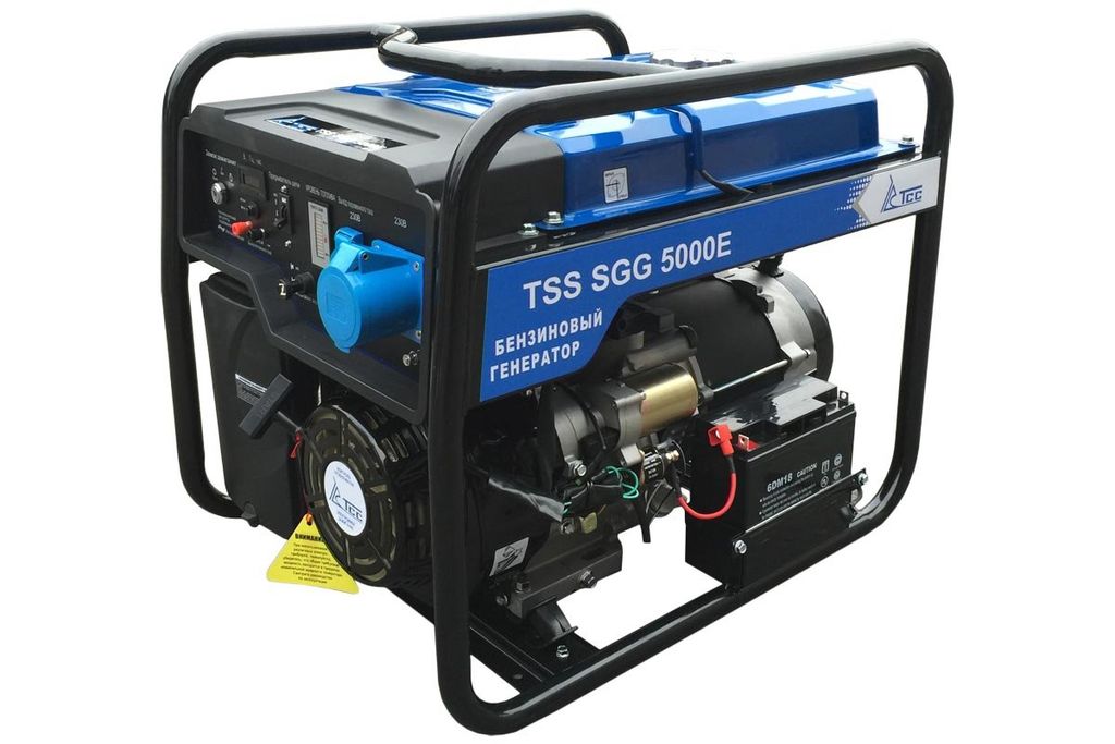 Бензиновый генератор 5 кВт TSS SGG 5000 E
