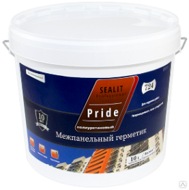 Герметик Sealit "Pride" Полиуретановый серый Ведро 10л/16.50 кг (серый 
