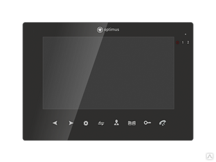 Монитор AHD видеодомофона Optimus VMH-7.1(B). Диагональ 7’’, камеры до 2Mп, microSD до 128Gb 