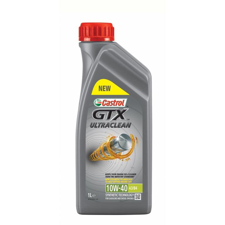 Моторное масло Castrоl GTX ULTRACLEAN A3/B4 10W40 (1л.)