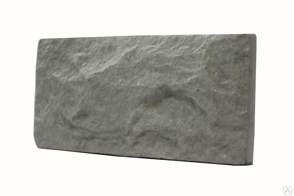 Облицовочная плитка Колотый камень 264х127 серая