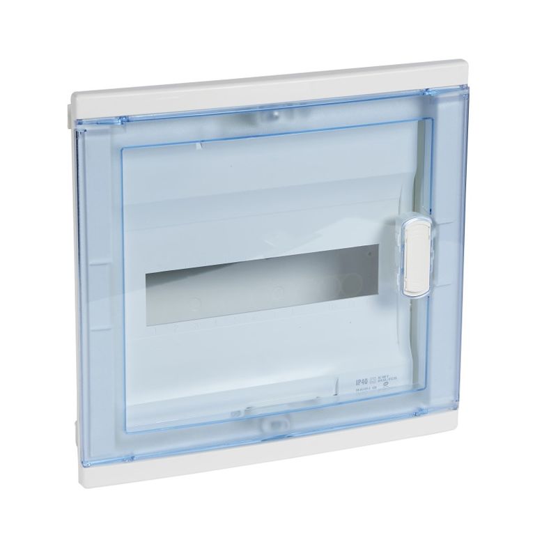Щит ЩРв-П-14 прозрачная дверь IP40 синий Nedbox Legrand